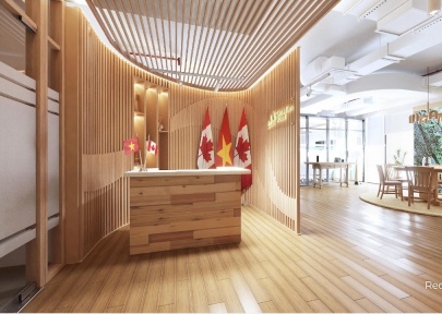 Discover the Newly Designed Office of Canadian Wood Vietnam
