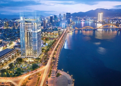 CDR HOME THI CÔNG NỘI THẤT DỰ ÁN THE ROYAL ĐÀ NẴNG - TỔ HỢP 5 SAO BÊN BỜ SÔNG HÀN