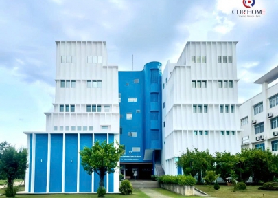 CDR Home - Thi công sơn ngoại thất Bệnh viện Mô phỏng – Trường Đại học Phan Châu Trinh, Đà Nẵng